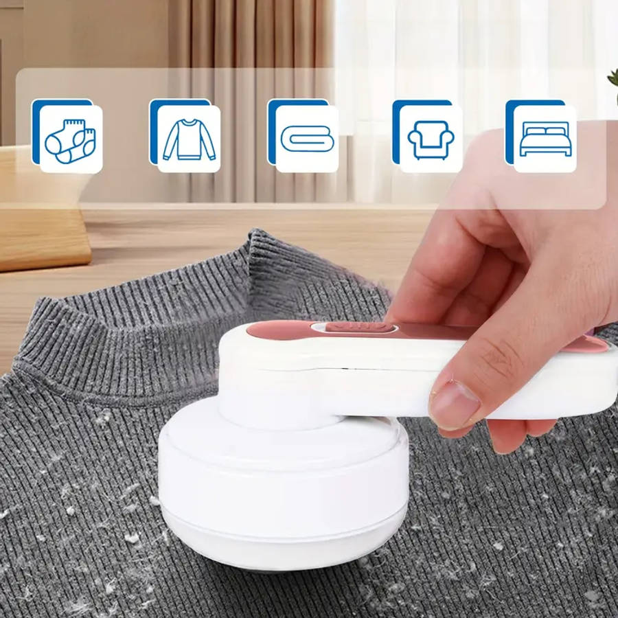 USB Rechargeable Hair Remover with Cleaning Brush