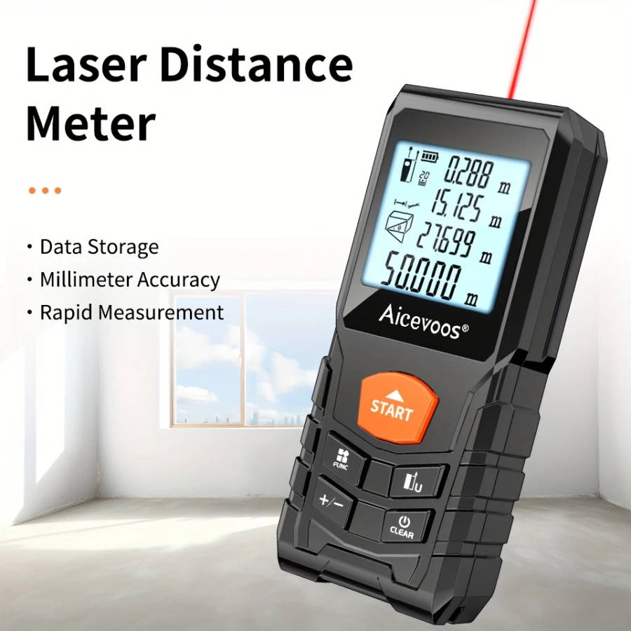1pc High Accuracy Laser Distance Meter 70m Electronic Ruler Laser Measure Battery Power