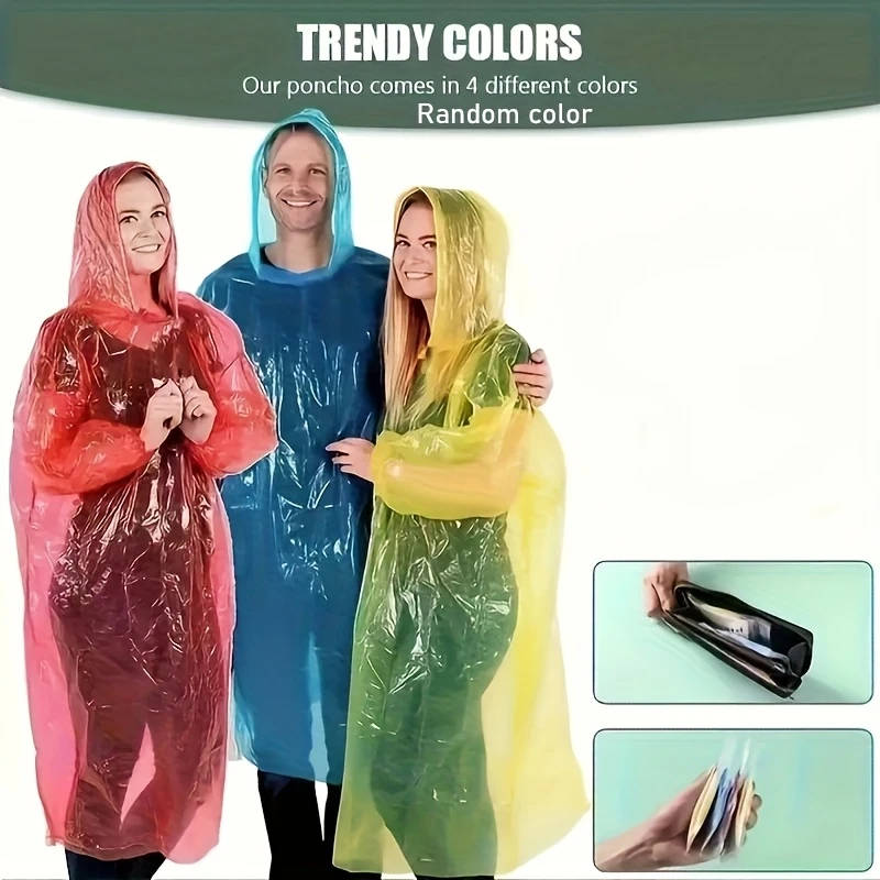 10 Portable Emergency Raincoats