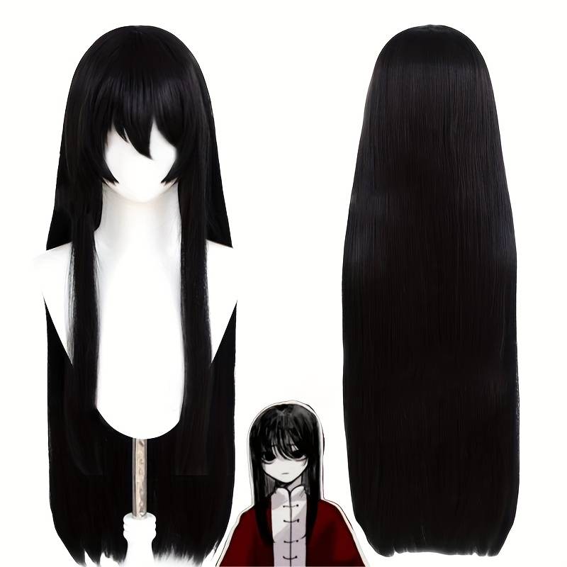 1Pc Black 66.04cm Fashion Design Wig