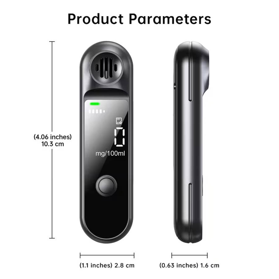 Personal Alcohol Analyzer with LCD Digital Display