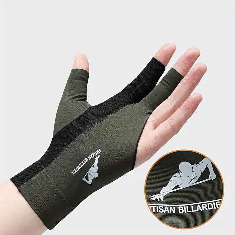 1 Pair Black One Size Outdoor Sports Gloves