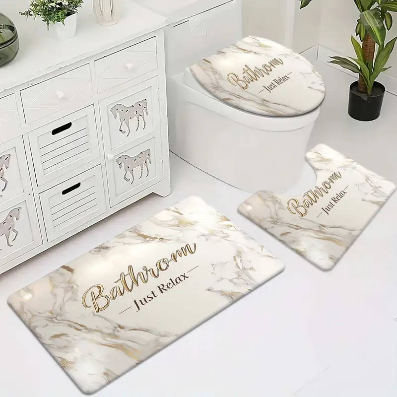 New Design Bathroom Mat Set