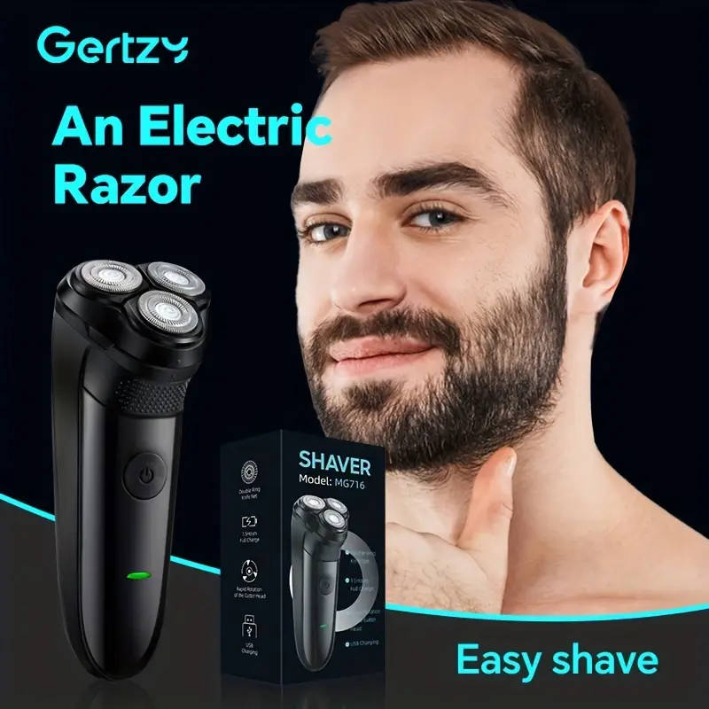 1pc Electric Shaver Rechargeable Mini Portable Shaver Intelligent Floating Shaver Cordless Shaving R