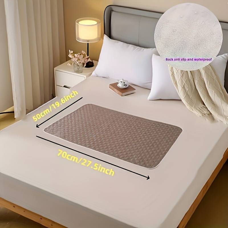 1Pc Diaper Smoke Gray  Counter  Slip  Size 50X70Cm    19.69X27.56In