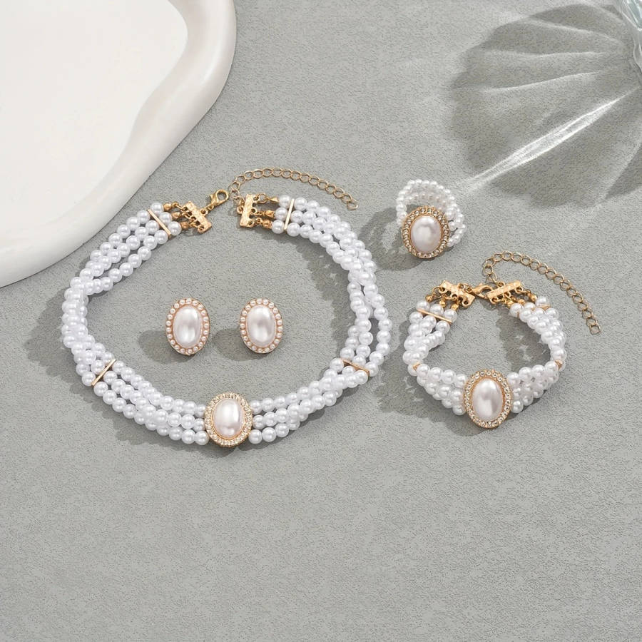 Imitation Pearl Necklace Jewelry