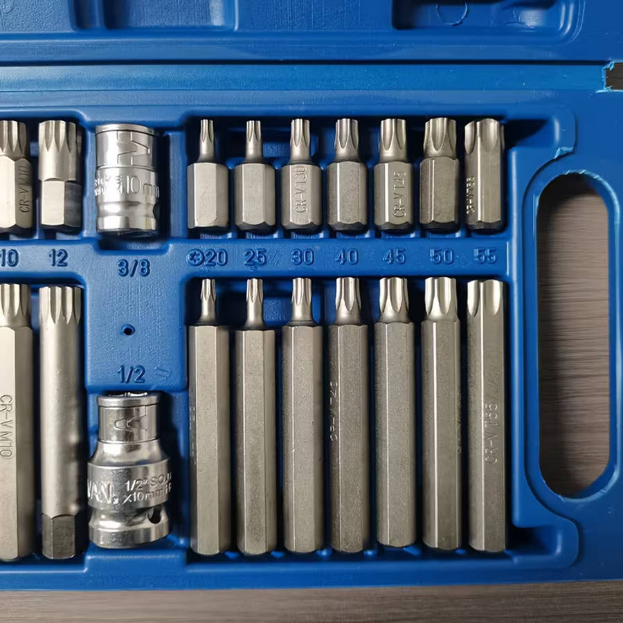 40pcs Torx Star Spline Hex Socket Bit Set