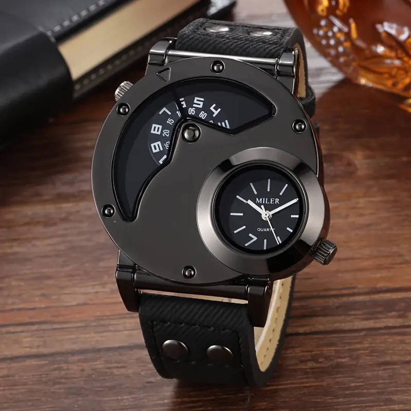 Vintage Dual Time Men's Watch