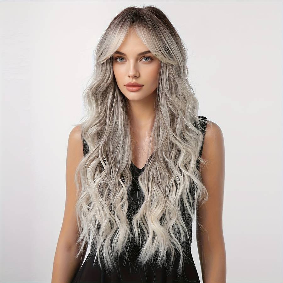 1Pc Mixed Color 66.04cm Fashion Design Wig