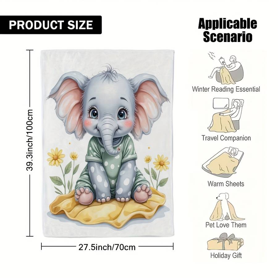 1ps Blanket Color Multicolor size 130x150cm