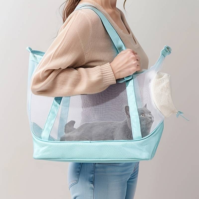 1pc Mint Blue Pet Bag