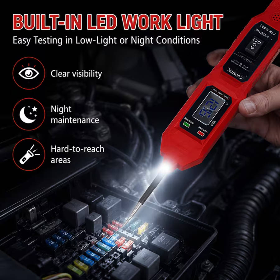 Smart Circuit Tester 823 with LED Voltage Display