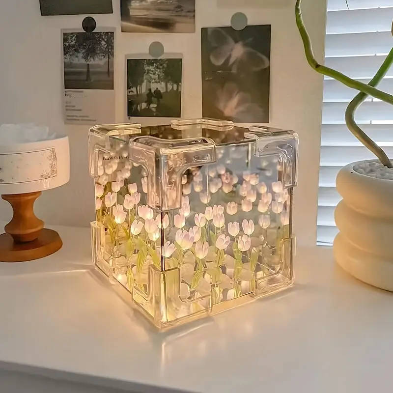 1 DIY Tulip Lamp Blue