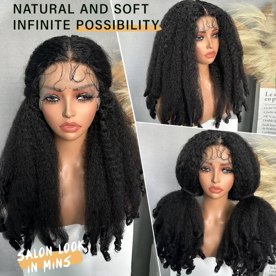 1Pc Mixed Color 55.88cm Fashion Design Wig