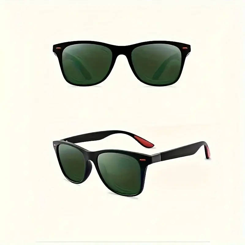 Classic Retro Square Glasses, Unisex Fashion