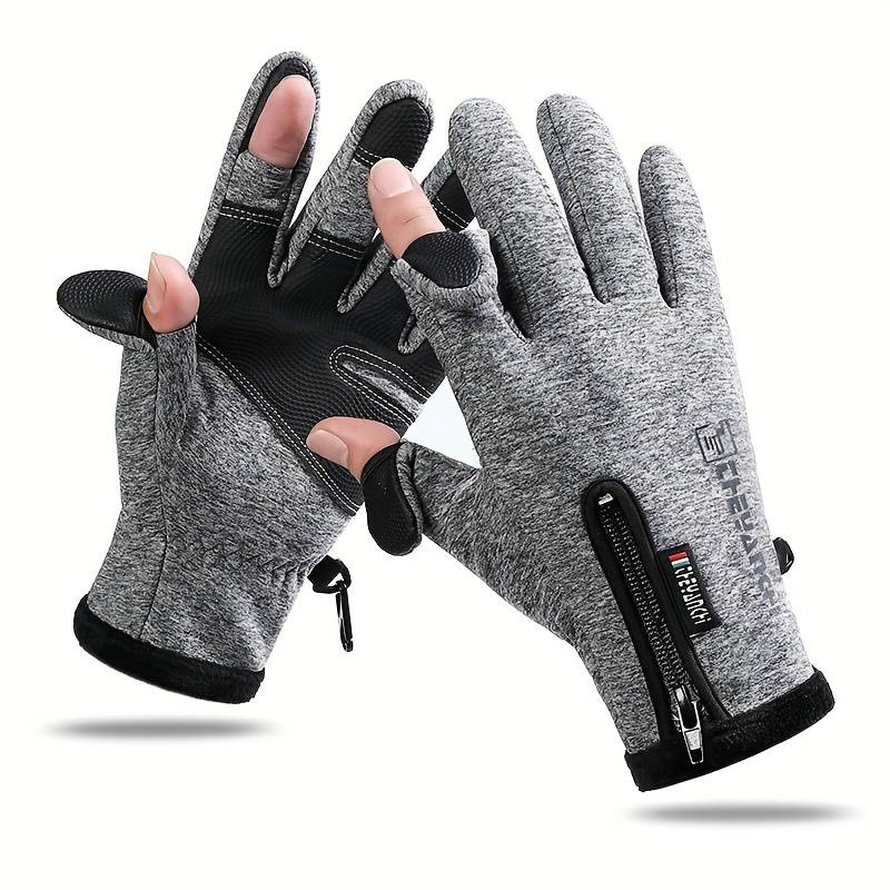 1 Pair Black Size M Warm Gloves