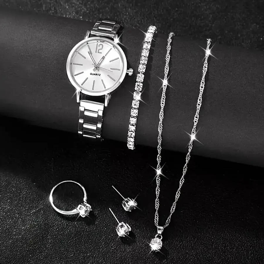 Quartz Watch Jewelry Set