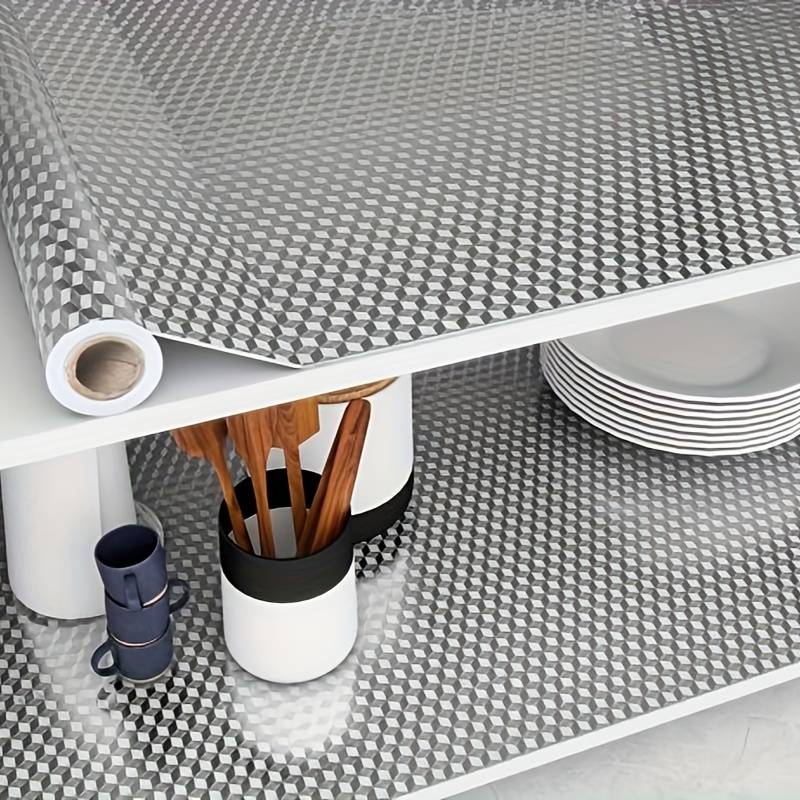 1PC Wall StickersSilvery diamond drawer liner100.0 cm x 39.98 cm