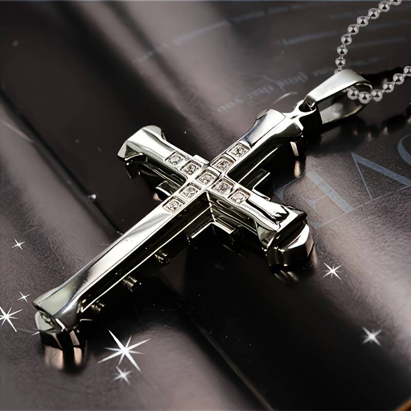 1 Piece Golden Jesus Theme Pendant