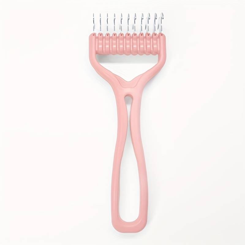 1pc Pink Size S 11Add6 Teeth Pet Comb