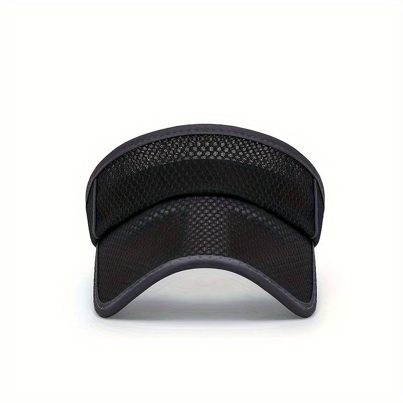 1pc Women's Summer Mesh Sun Visor Hat With Extended Brim Men's Brimless Peaked Cap Breathable UV