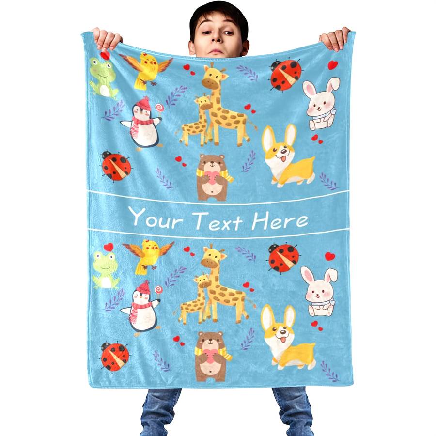 1ps Blanket Color White size 70x100cm