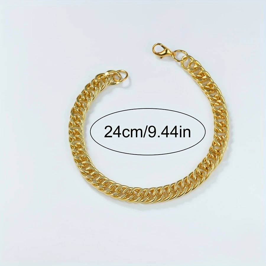 2pcs set One Quartz Men's Watch One Jewelry Color sent randomly