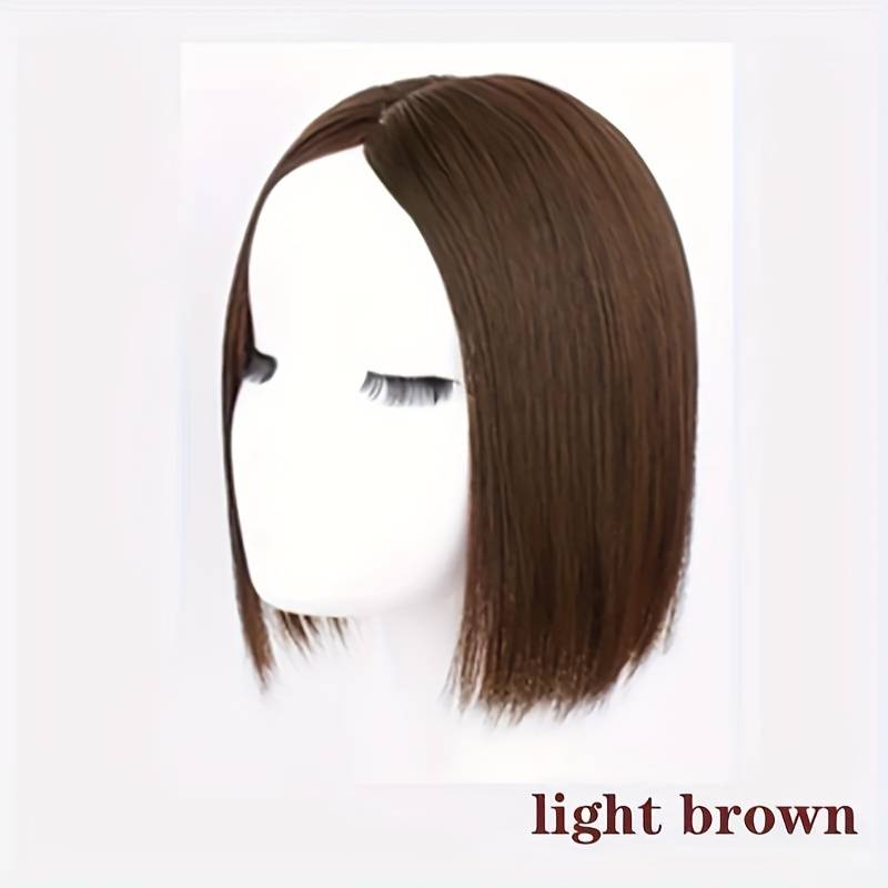 1Pc Dark Brown 30.48cm Fashion Design Wig