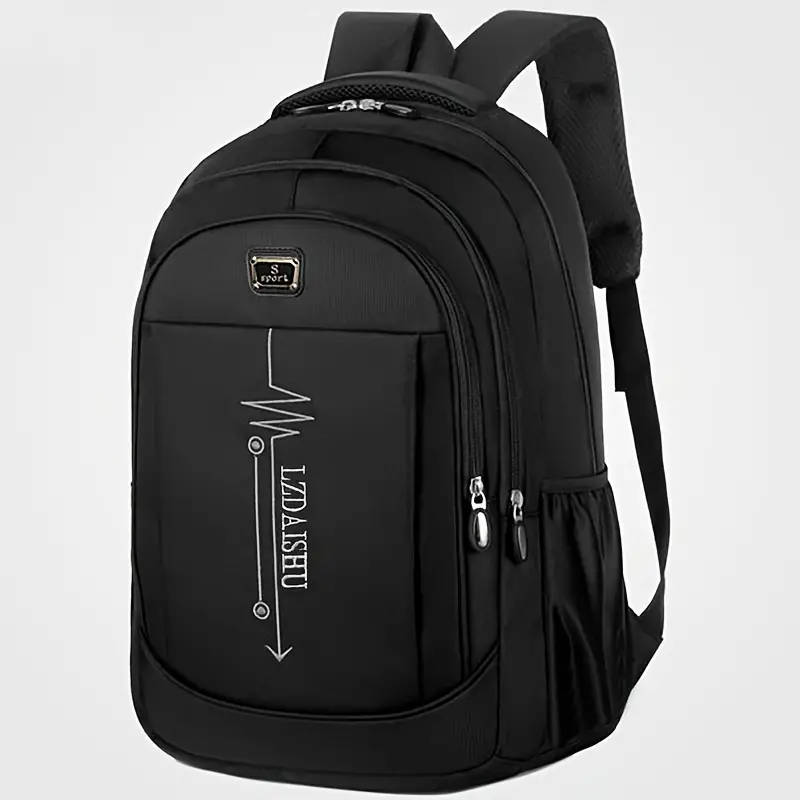 1pc Simple Fashion Business Backpack Casual Travel Backpack Large Capacity Laptop Storage Backpack Z