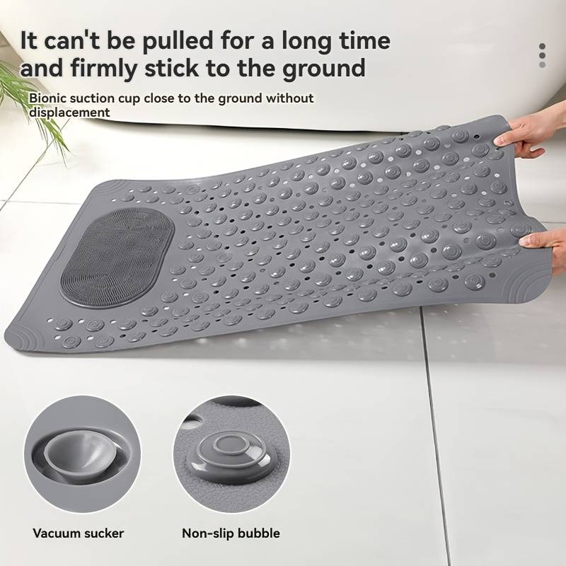 1Pc 36x70cm Grey Massage Model Floor Mat