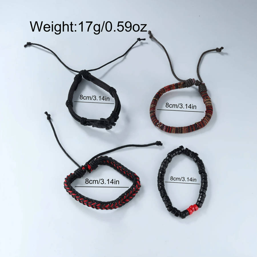 5pcs Exquisite Men's Quartz Watch and Accessories Color sent randomly