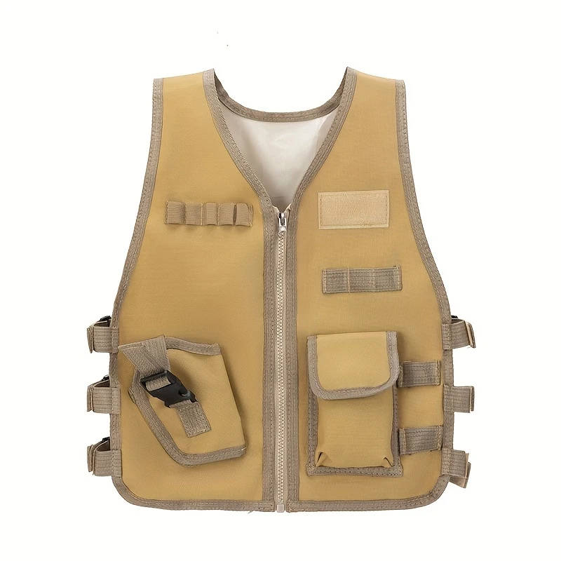 1pc Size M Youngsters's Outdoor Tactical Vest Summer Camp Camouflage Training Vest