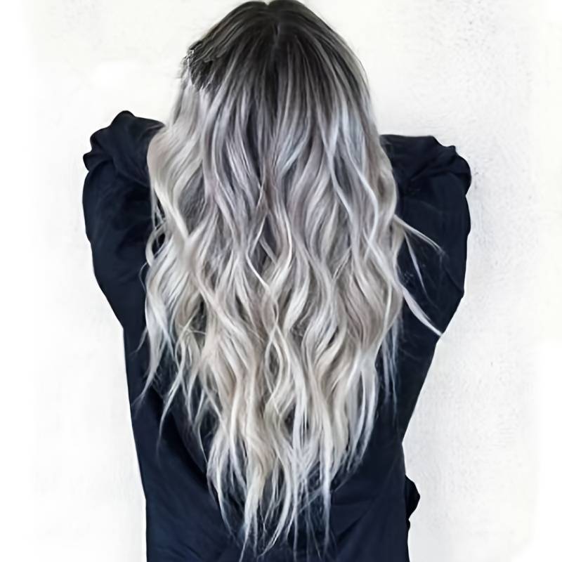 1Pc Mixed Color 60.96cm Fashion Design Wig