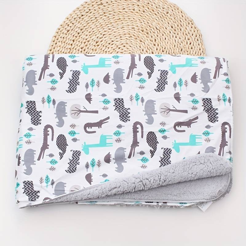 1ps Blanket Color Blue Monkey