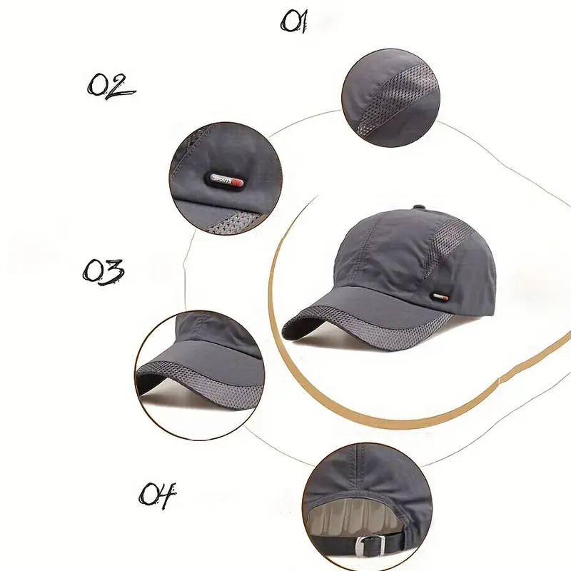 Baseball Cap Adjustable Sun Hat