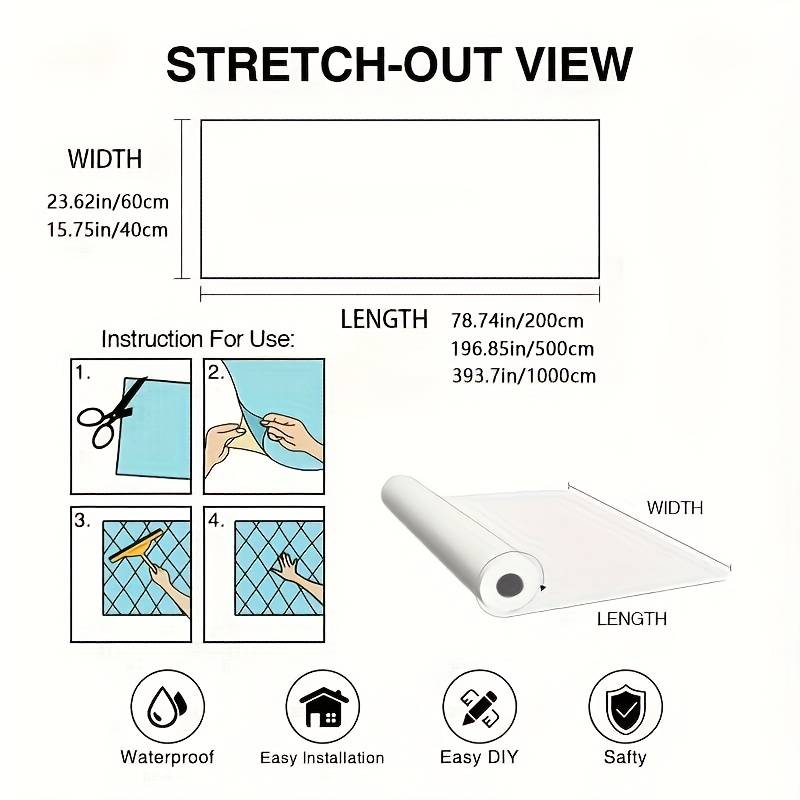 1PC Wall StickersBright Yellow59.99cmX10.0Meters