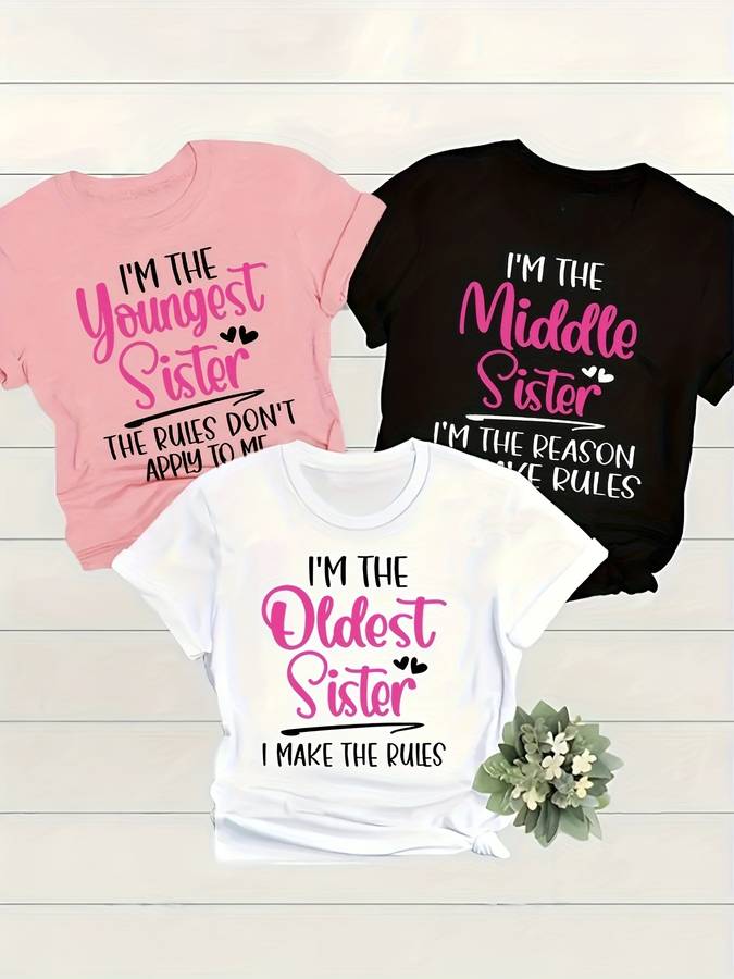 Womens T Shirt Color Mixed Color Sizel