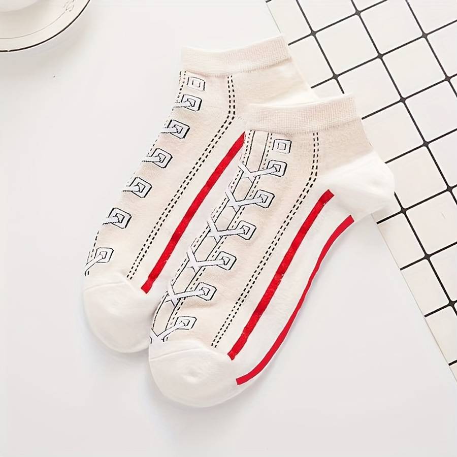 5 Pairs Mixed Color One Size High Elastic Socks