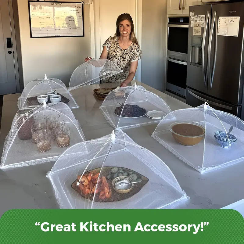 Pop-Up Mesh Food Cover Umbrella
