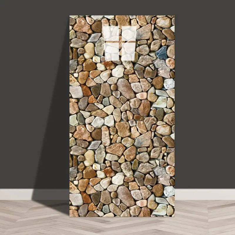 10-Pack Self-Adhesive Stone-Like Wallpaper
