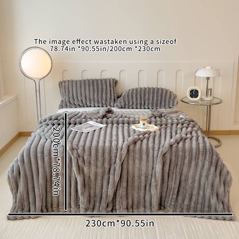 1ps Blanket Color Peach Pink size 100.0x150.01cm