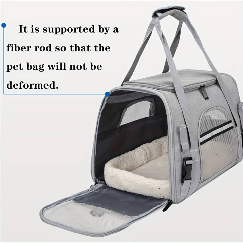 1pc Navy BlueModel L Pet Bag