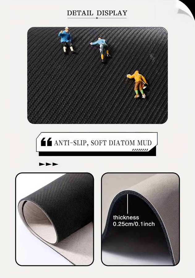 1Pc 40x60cm 15.7x23.6inch Floor Mat