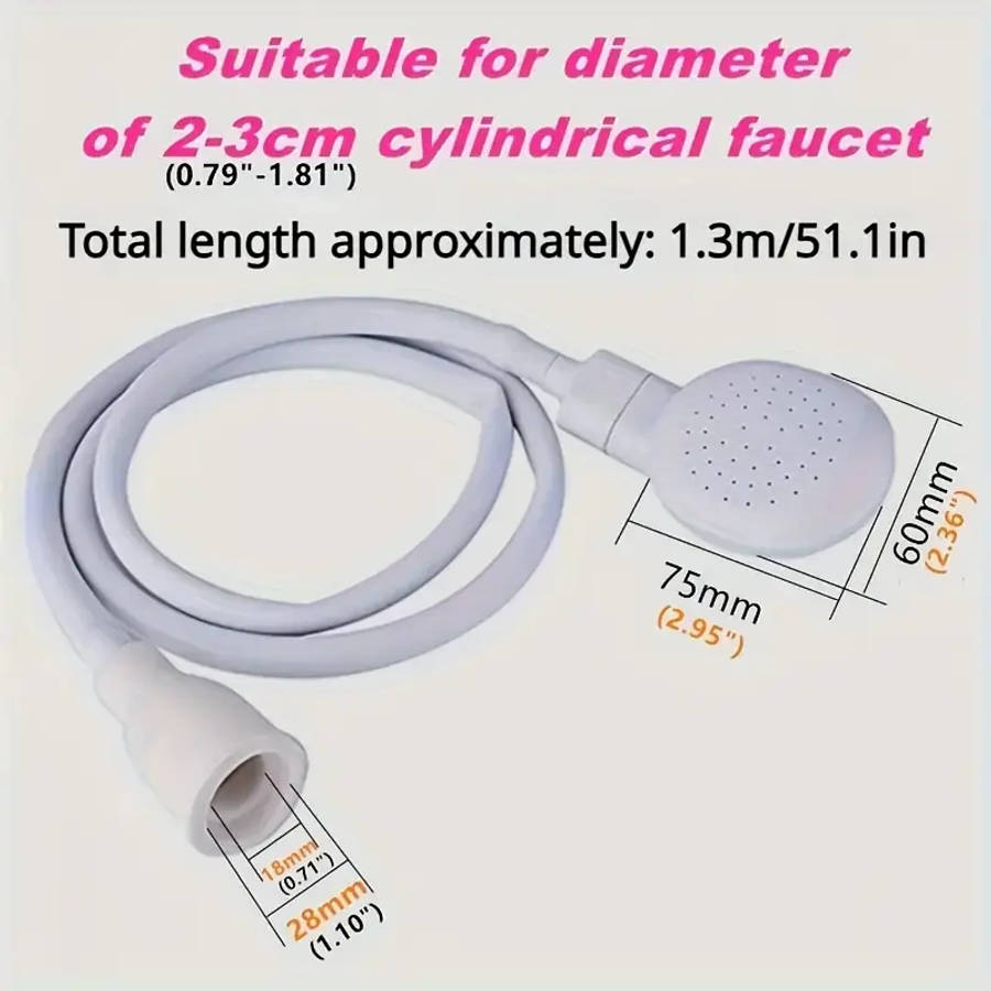 Versatile Portable Faucet Sprayer Hose