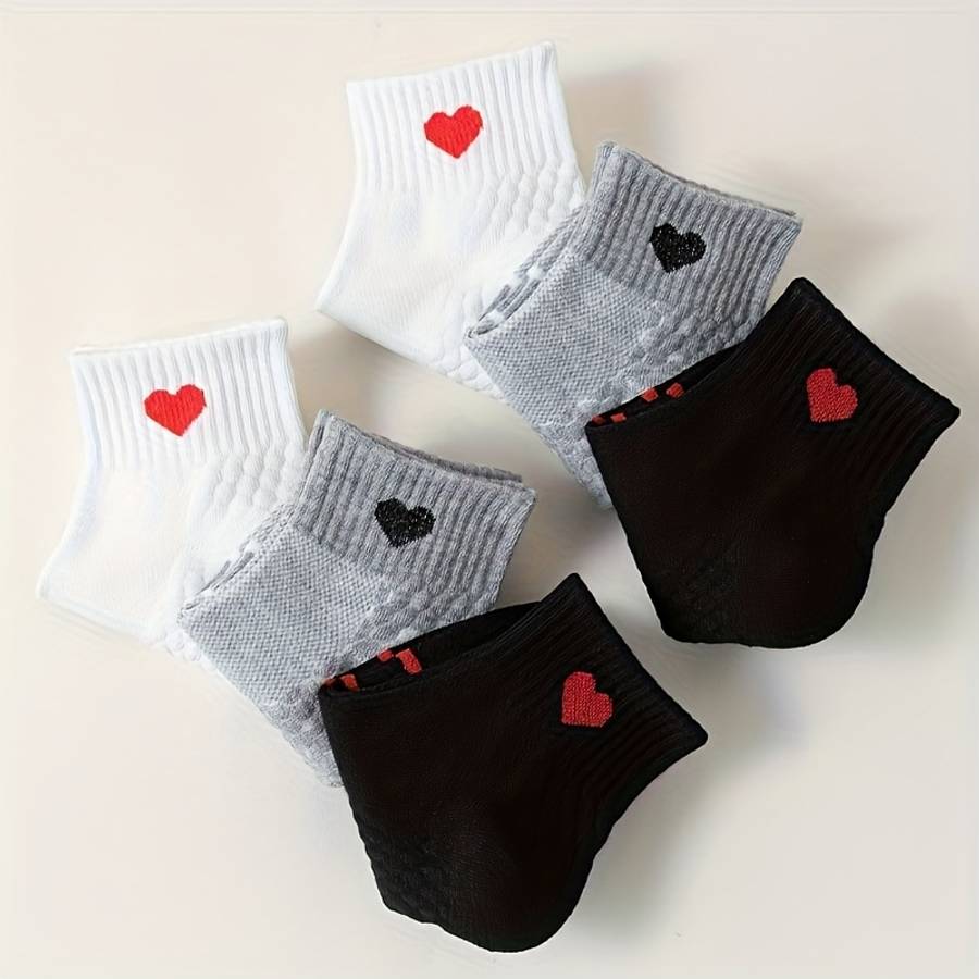 3 Pairs Mixed Color One Size High Elastic Socks