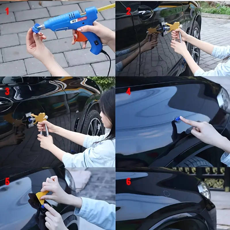 Complete 76pcs Car Dent Repair Tools Kits