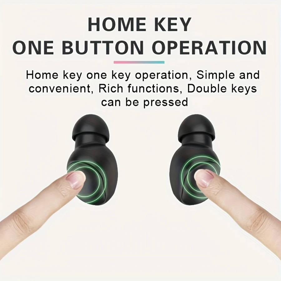 Wireless Earbuds with Long Battery Life Lightweight Portable Comfort Fit for Sports Commuting Daily