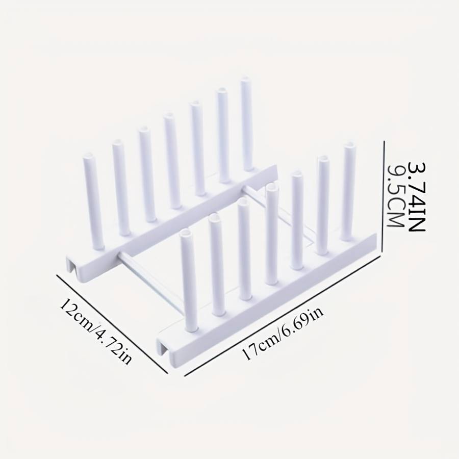 1pc "Sleek Design" Stainless Steel Kitchen Organizer Pot Lid Spoon Holder Rack Detachable Cook