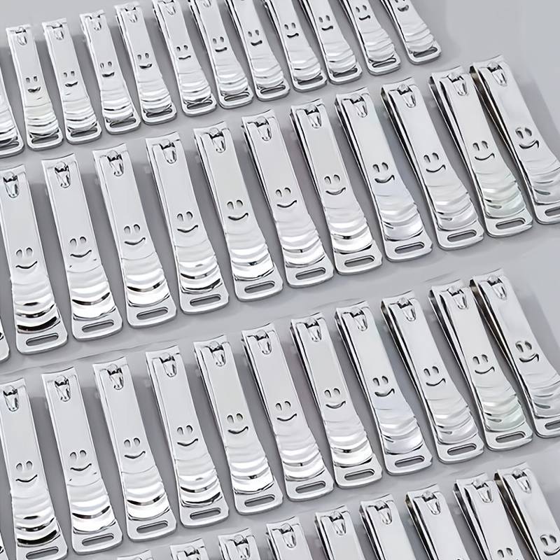 20pcs Classic Style Nail Clippers Set High Carbon Steel Concave Blade Edge Unscented Sharp