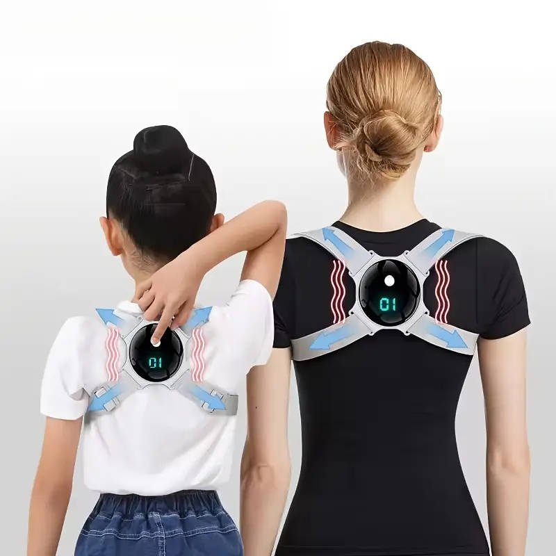 Smart Posture Corrector With LCD Display